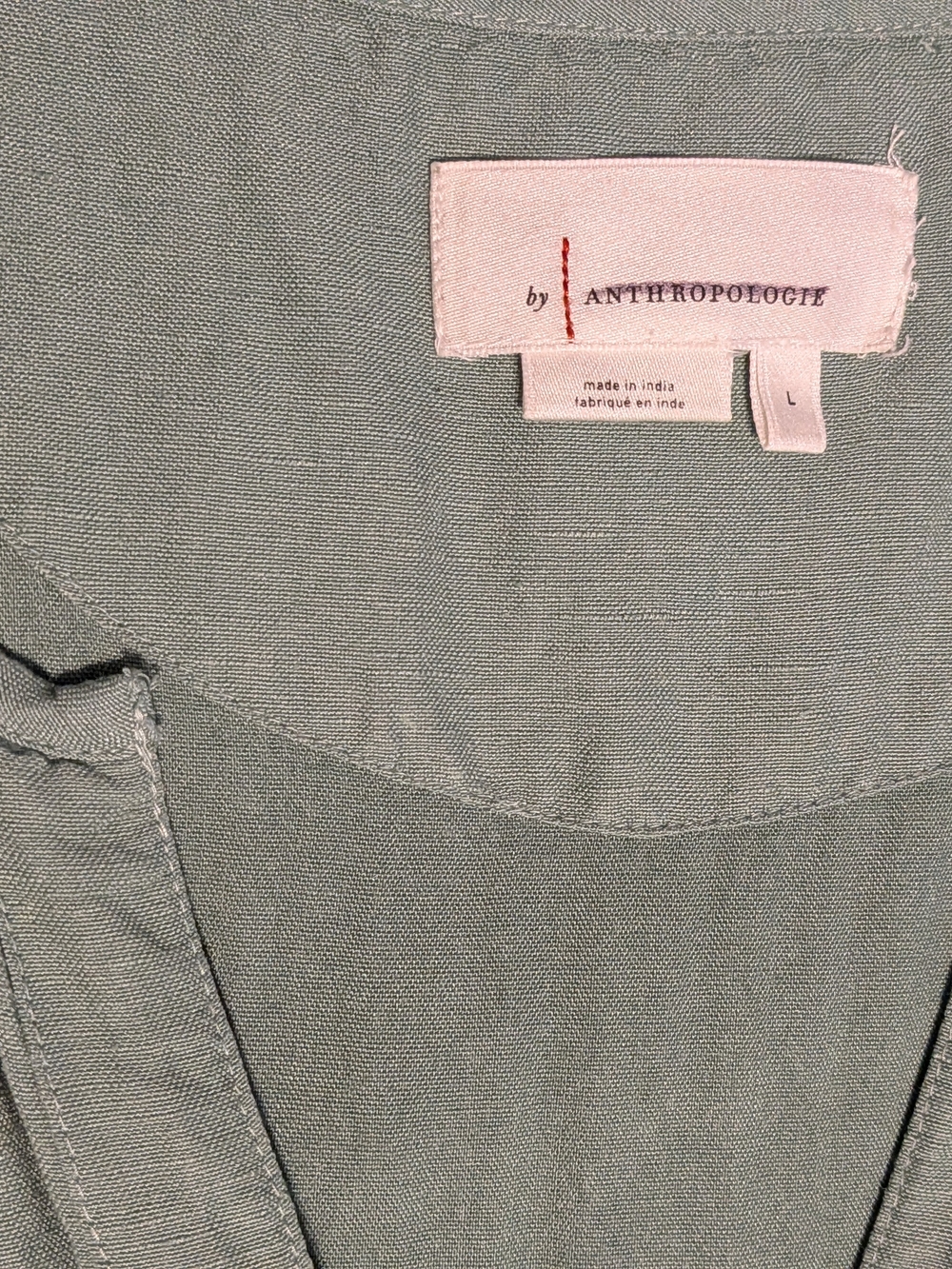 Anthropologie Olive Green Tiered Maxi Dress - Picture 4 of 7